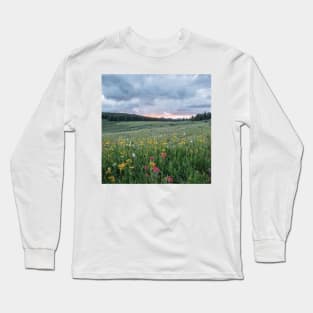 Wildflowers in the breeze II Long Sleeve T-Shirt